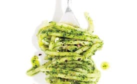 Spaghetti with Parsley Pesto