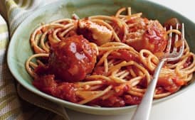 Spaghetti with Turkey Meatballs