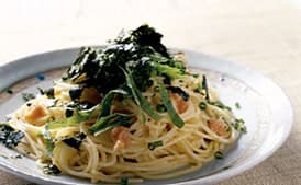 Spaghettini with Fish Roe Dressing