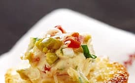 Spanish Olive and Cream Cheese Canapes