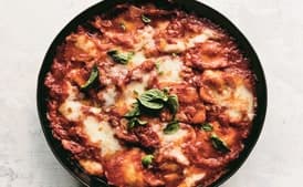 Speedy Skillet Ravioli Lasagna