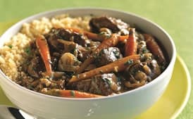 Spiced Beef Stew with Carrots and Mint