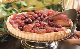 Spiced Cranberry-Pear Tart