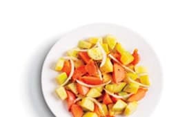 Spiced Cucumbers and Coconut Milk