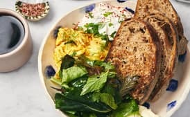 Spiced Eggs with Tzatziki