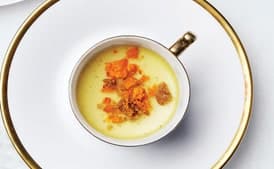 Spiced Vanilla Custards with Sweet Potato Streusel