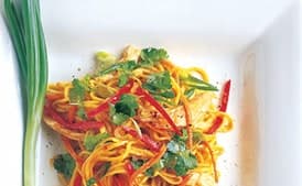 Spicy Asian Noodle and Chicken Salad