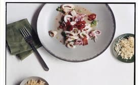 Spicy Calamari with Bacon and Scallions