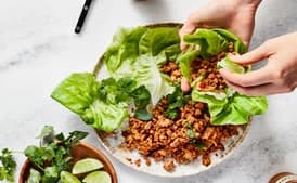 Spicy Chicken Lettuce Wraps