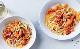 Spicy Lobster Pasta