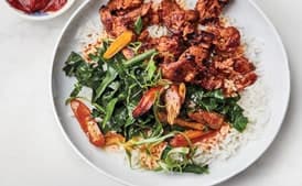 Spicy Pork Bowls with Greens