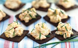 Spicy Shrimp Rémoulade on Molasses-Buttered Toast