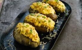 Spicy Smoked Gouda Twice-Baked Potatoes
