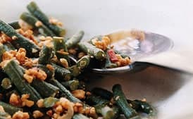 Spicy Stir-Fried Chinese Long Beans with Peanuts