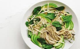 Spicy Tahini and Avocado Soba