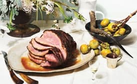 Spicy Tamarind-and-Honey–Glazed Spiral Ham