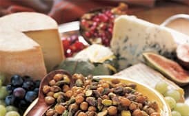 Spicy Toasted Garbanzo Beans and Pistachios