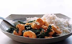 Spicy Wok Shrimp with Coconut Rice