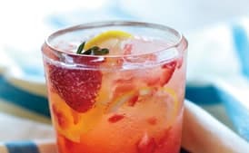 Spiked Strawberry Lemon Spritzer