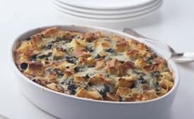 Spinach and Cheese Strata