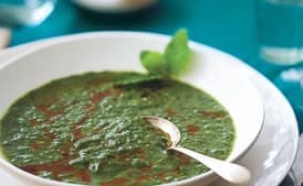 Spinach and Mint Soup