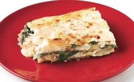 Spinach, Pesto, and Fontina Lasagna