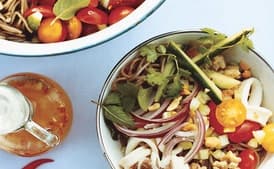 Squid and Pork Noodle Salad