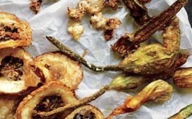 Squid, Lemon, and Zucchini Blossom Fritto Misto