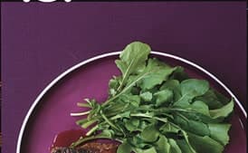 Steak with Mixed Peppercorns and Pomegranate Glaze