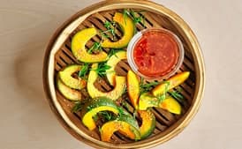 Steamed Kabocha With Ginger-Soy Dressing