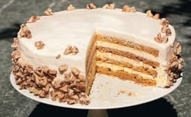 Steamed Persimmon Pudding with Cinnamon Crème Anglaise