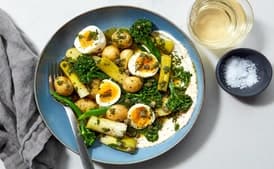 Steamed Winter Veggie Bowls