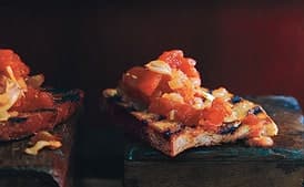 Stewed-Tomato Bruschetta