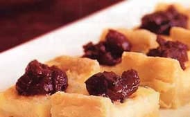 Stilton Tart with Cranberry Chutney