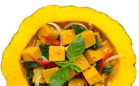 Stir-Fried Pumpkin with Chiles and Basil (Fakthong Pad Bai Horapa)
