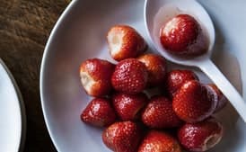 Strawberries in Sambuca