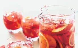 Strawberry and Peach Sangria