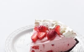 Strawberry-Chocolate Freezer Pie