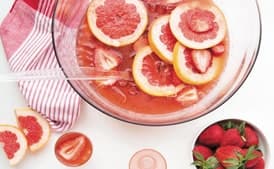 Strawberry, Grapefruit, and Chamomile Brunch Punch