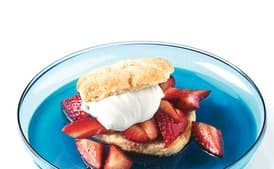Strawberry Shortcakes with Balsamic and Black Pepper Syrup