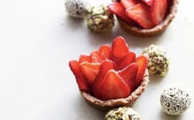Strawberry Tarts with Ginger-Nut Crust