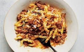 Strozzapreti with Oxtail Ragù and Horseradish Crumbs