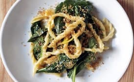 Strozzapreti with Spinach and Preserved Lemon