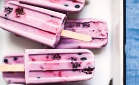 Summer Berry-Coconut Milk Ice Pops