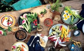 Summer Crudités with Bagna Cauda