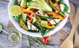 Summer Salad with Lemon Dijon Dressing
