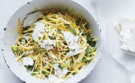 Summer Squash Slaw with Feta and Toasted Buckwheat