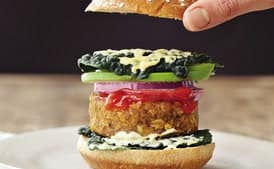 Sweet Potato Avocado Burger