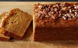 Sweet Potato Bread with Caramel and Aleppo-Spiced Pecans