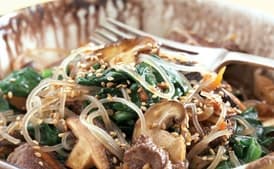 Sweet Potato Noodles (Japchae)
